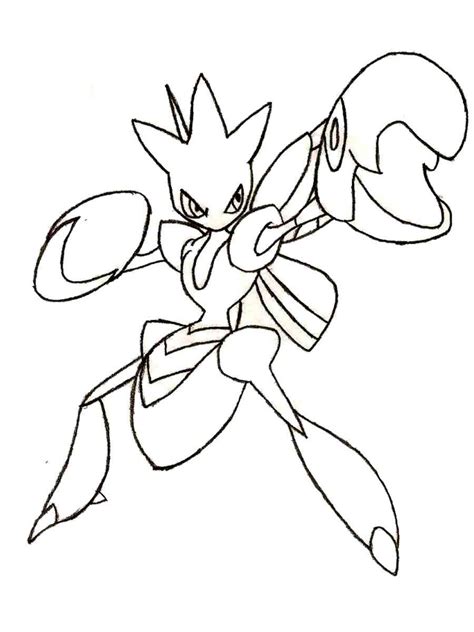 scizor coloring pages|Scizor coloring page .